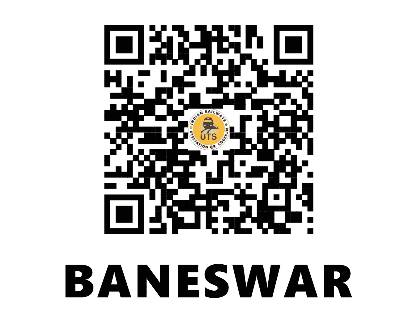 UTS QR Code for BANESWAR - BSW - NF (WEST BENGAL)